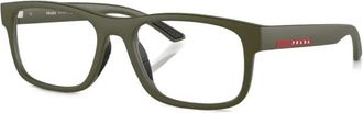 Prada PS 04Qv 15X1O1 Optical Frame - Heren - Brillen - Groen - 52 MM - Accessoires