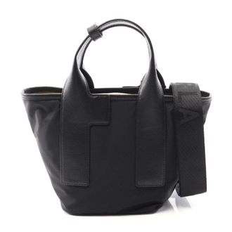 Furla PIUMA S Nylon Leather Tote Bag