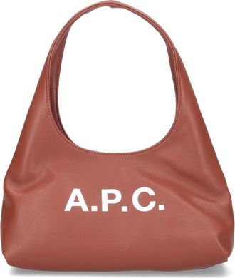 A.P.C. Brown Baby Ninon Shoulder Bag
