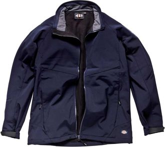 Dickies Mens Workwear Softshell Jacket Navy Blue JW84950N - Size X-Large