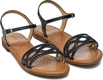 Geox Platte leren sandalen Sozy