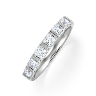 The Diamond Store OLIVIA 18K White Gold Diamond ETERNITY RING 1.00CT H/SI