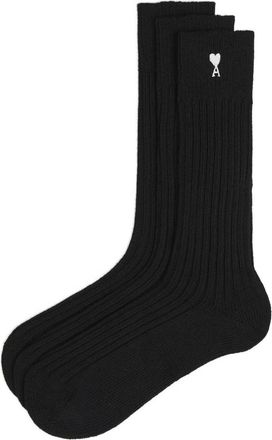 Ami Three Pack Ami De Coeur Sokken - Heren - Sokken - Zwart - S - Katoen - Ondergoed