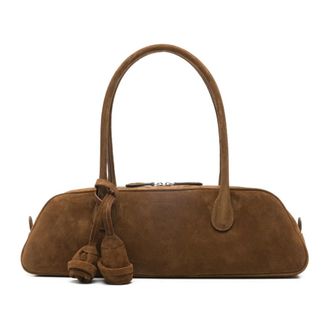 Magda Butrym Shoulder Bags, female, Brown, Size: ONE SIZE Brigitte Trapeze Tote