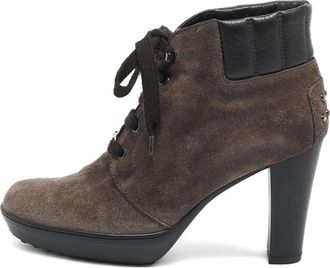 Tod's Stivaletti in pelle scamosciata 95mm - Marrone