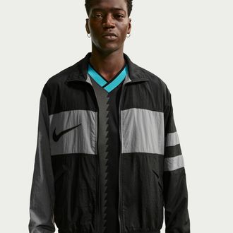 Nike Mens i96 Repel Soccer Woven Track Jacket in Black | IM4171-010