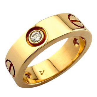 Cartier Gold Yellow Gold (18K) Band Ring (Pre-Owned)