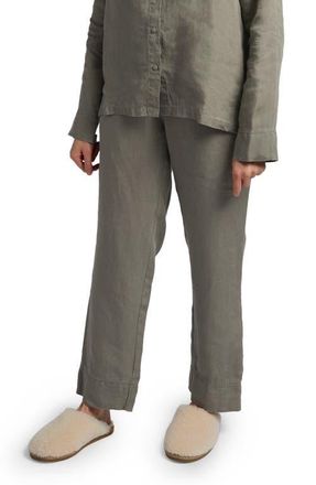 Parachute Linen Lounge Pants in Moss at Nordstrom, Size X-Small