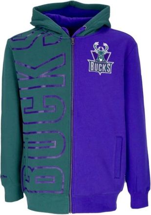 Mitchell & Ness Sweater met rits - Heren - Vesten met rits - Groen - XL - Hoodies & sweatvesten