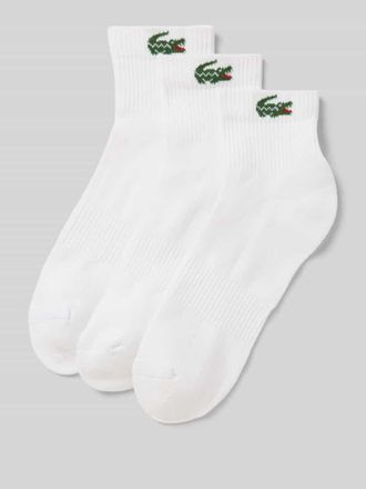 Lacoste Socken aus Baumwoll-Mix im 3er-Pack in Weiss, Gr&ouml;&szlig;e 39/42