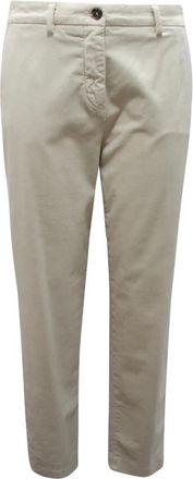 Mason's New York Velvet Broeken - Dames - Chinos - Wit - XL - Broeken