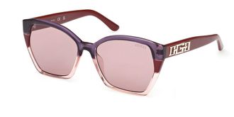 Guess GU7912 71Y Womens Sunglasses Brown Size 55