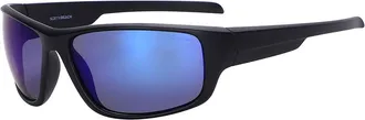 North Beach Freddy Polarized 70764 Mens Sunglasses Black Size 65