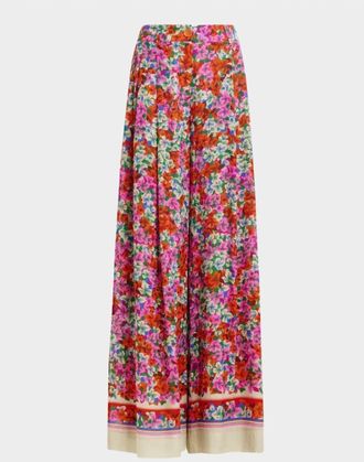 Essentiel Womens Joek Wide Leg Pants In Fire Glow