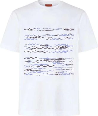 Missoni Wave-Print-T-Shirt