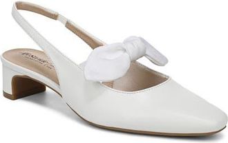 Life Stride Lucia Slingback Pump in Bright White at Nordstrom, Size 6.5