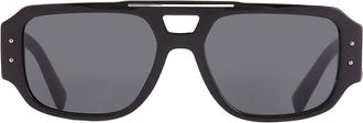 Dolce & Gabbana Dark Grey Navigator Mens Sunglasses DG4482 501/87 57