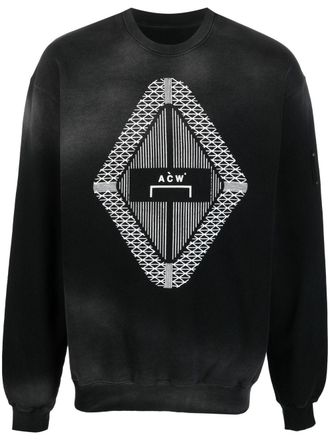 A-Cold-Wall* logo-print sweatshirt - Black