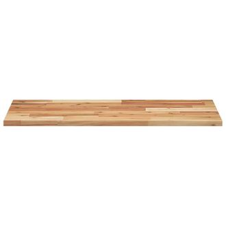 Berkfield Home Versatile Bathroom Vanity Top Oil Finished 100x40x2 cm Solid Wood in Brown | Size: 100 x 40 x 2 cm