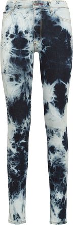Philipp Plein High Super High Waist Jegging Bleached