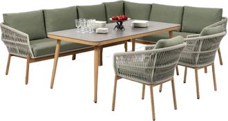 LLR Collection Premium Outdoor Dining-Loungeset Alicante Xl