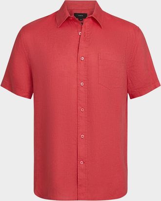 Vince Mens Linen Sport Shirt