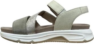 Gabor Schoenen, Dames, Grijs, 40 EU, Sandaletten
