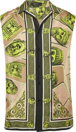 Versace Camicia in seta - Giallo