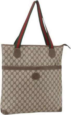 Gucci Pre-owned Vintage Tote Bag - Dames - Vintage Shopper - Beige - ONE Size - Vintage
