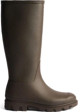 Hunter Downpour Tall Insulated Boot Gummistiefel - Unisex | schwarz/braun