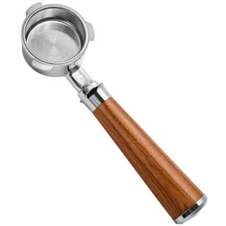 OEM Portafiltro De Espresso Sin Fondo De 51 Mm Compatible Con M&aacute;quinas De Caf&eacute; Delonghi Dedica Y Smeg, Acero Inoxidable -crezuo
