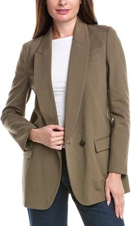 Brunello Cucinelli Military Green Deconstructed Blazer, Brand Size 50 (US Size 16)