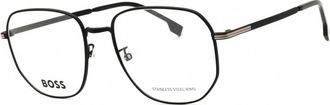 HUGO BOSS Demo Oval Mens Eyeglasses BOSS 1672/F 003 56