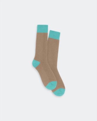 Guest In Residence Unisex Soft Socks In Taupe Glacier