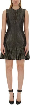 Alexander McQueen Dames, Jurken, Bruin, Maat: S Viscose