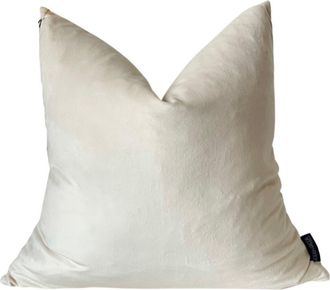 Modish Decor Pillows Velvet Pillow Cover in Ivory at Nordstrom