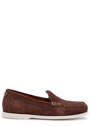 Polo Ralph Lauren Merton Suede Loafers - Brown - 11 (IT44 / UK10)