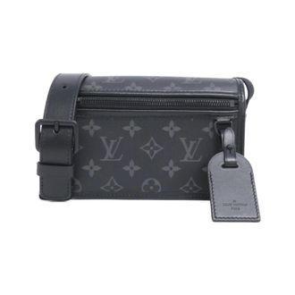 Louis Vuitton Black Coated Canvas Shoulder Bag (Pre-Owned)