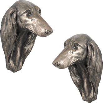 OEM Galgo Persa, Saluki: Estatuilla De Perro, Busto Colgante, Decoraci&oacute;n &Uacute;nica Para Un Amante De Los Perros De Art-dog