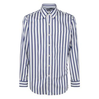 Polo Ralph Lauren Overhemden, Heren, Wit, M, Katoen, Sportshirt met Lange Mouwen
