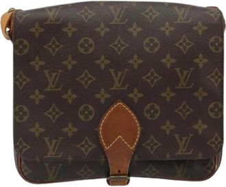 Louis Vuitton Pre-owned Canvas Cross Body Bag - Dames - Vintage Schoudertas - Bruin - ONE Size - Vintage