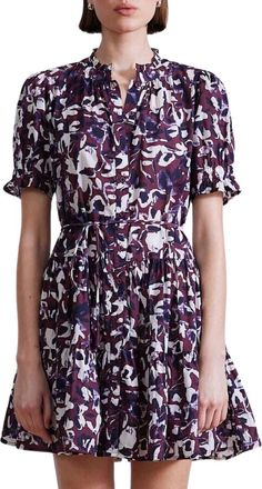 Apiece Apart Las Alturas Mini Dress In Agua Di Fiore