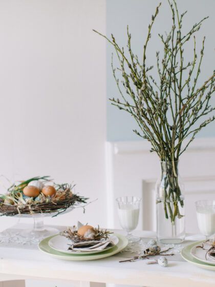 5 idee facilissime e zero stress per decorare la tavola di Pasqua
