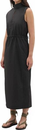 A.Emery Ezra High Neck Dress In Black