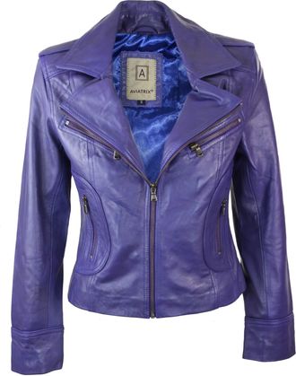 TruClothing Leather Timber Biker Short Jacket