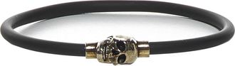 Alexander McQueen Skull Rubber Bracelet