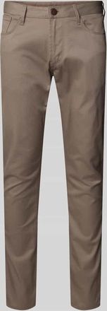 Emporio Armani Jeans mit Eingrifftaschen und Label-Detail in Beige, Größe 33/32