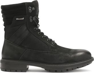 Kazar Hoge laarzen gemaakt van su&egrave;de en nubuck - Heren - Veterlaarzen - Zwart - 44 EU - Su&egrave;de - Schoenen