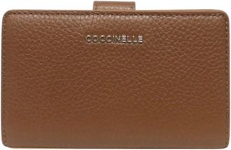 Coccinelle Portafoglio Medio - Dames - Portefeuilles - Bruin - ONE Size - Leer - Accessoires