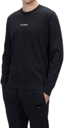 C.P. Company Crew Neck Sweatshirt In Black
